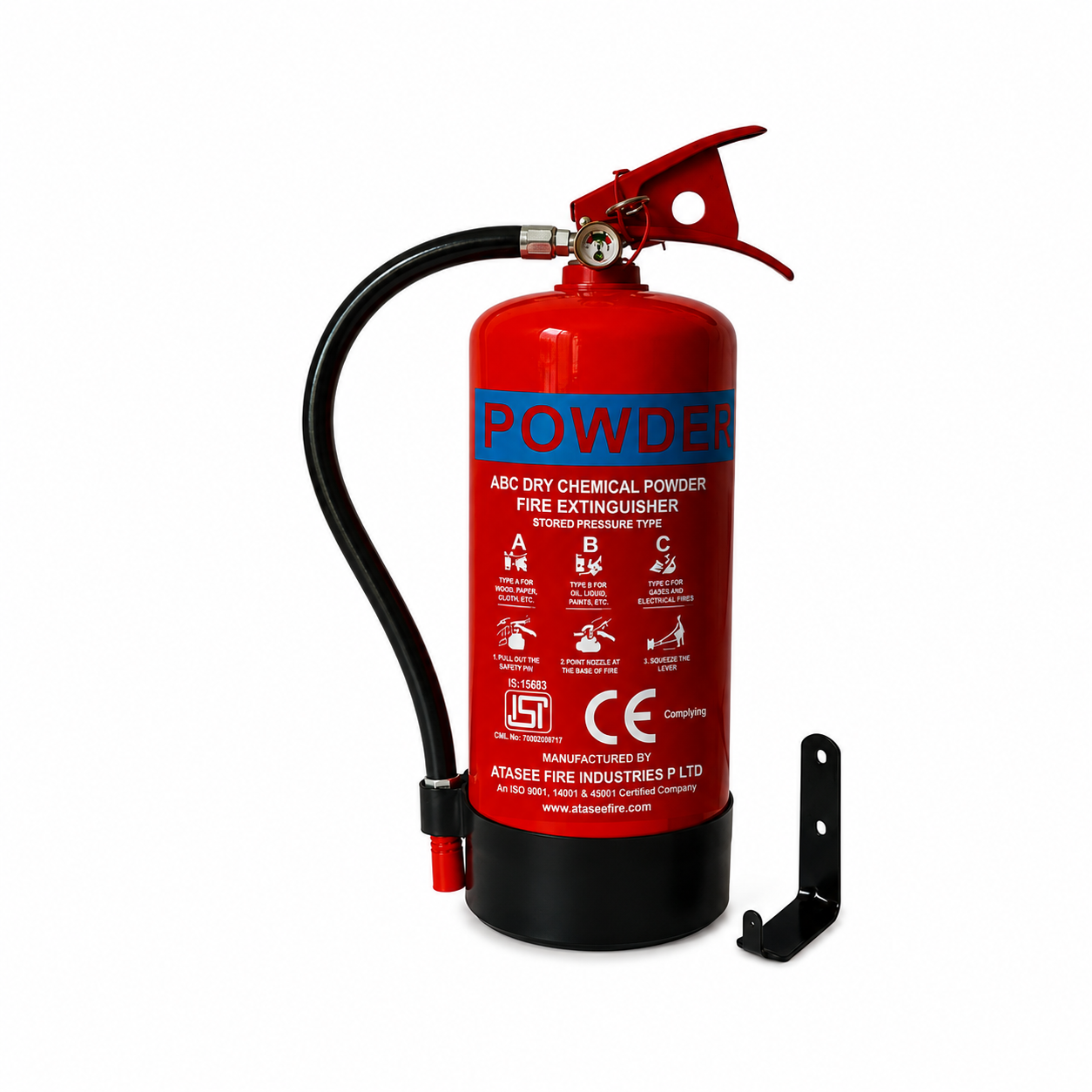 ABC Dry Powder Fire Extinguisher (4kg)
