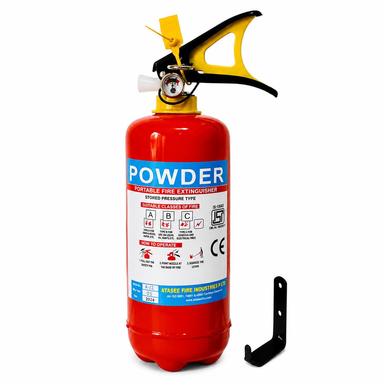 ABC Dry Powder Fire Extinguisher (2kg)