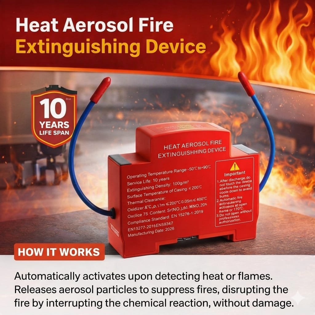 Hot Aerosol Fire Extinguishing Device-10g