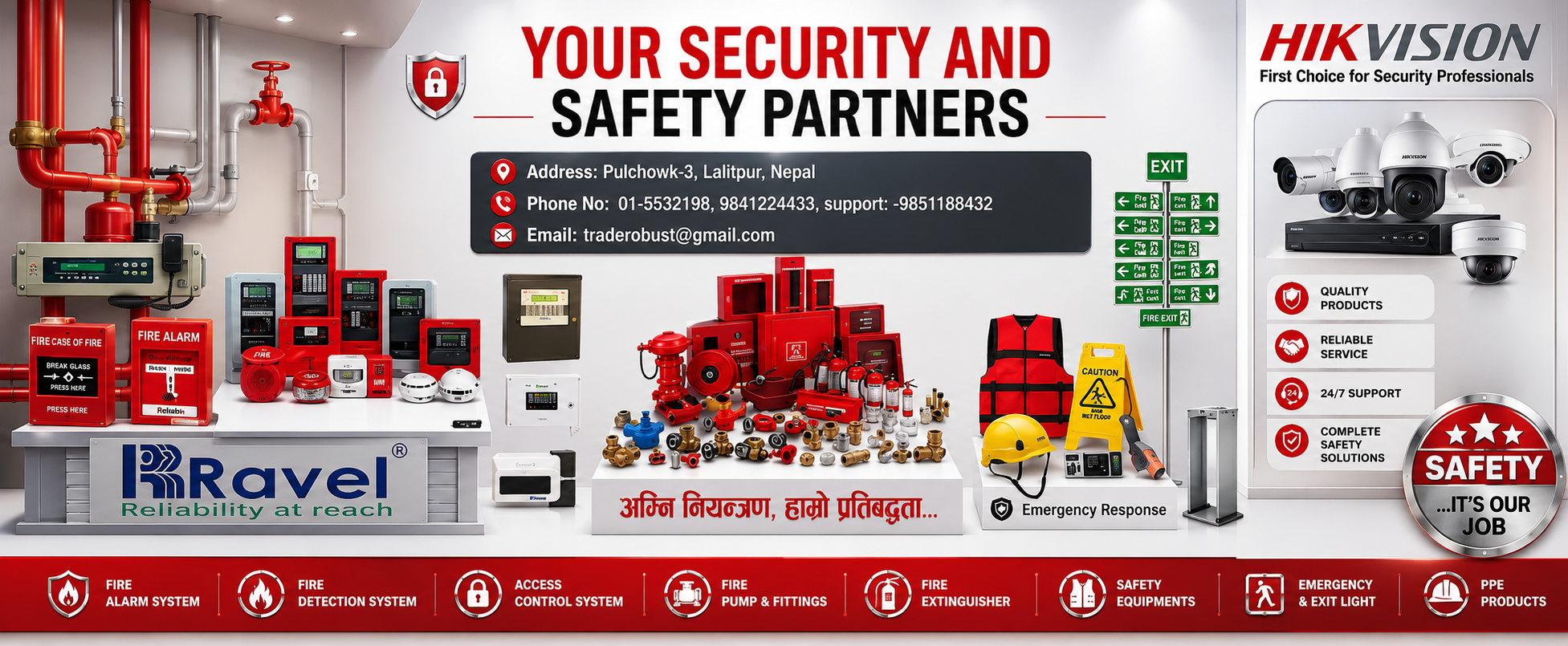 State of the art fire
alarm systems and controls