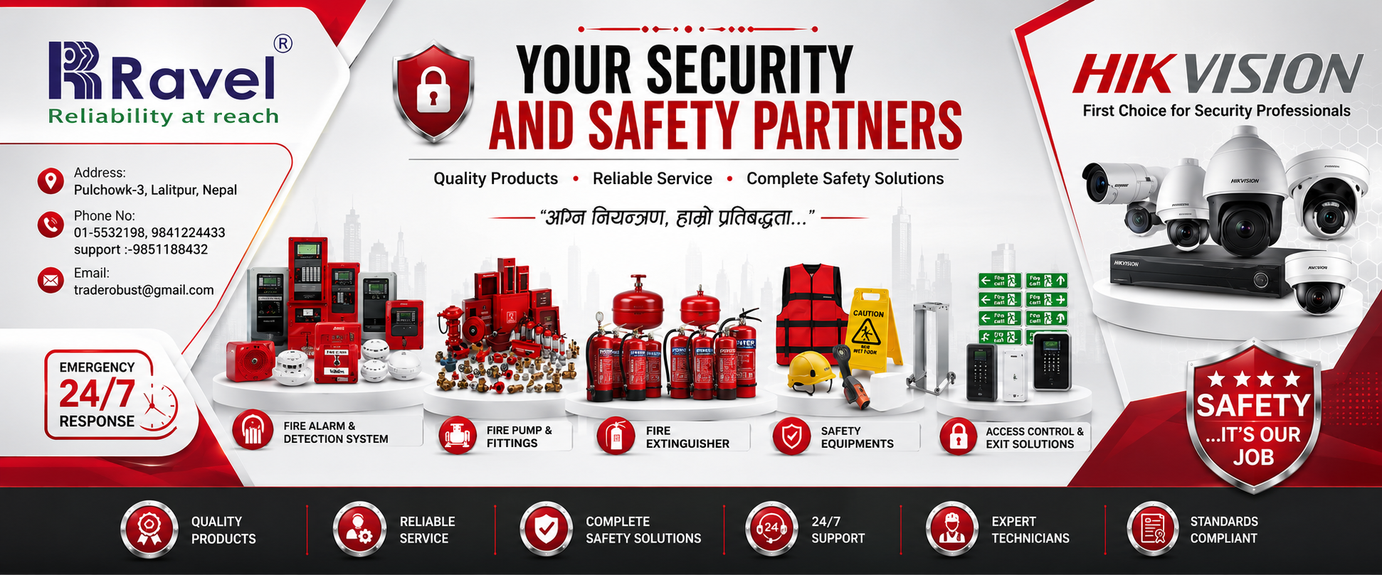 Industrial grade firefighting
solutions for operations
